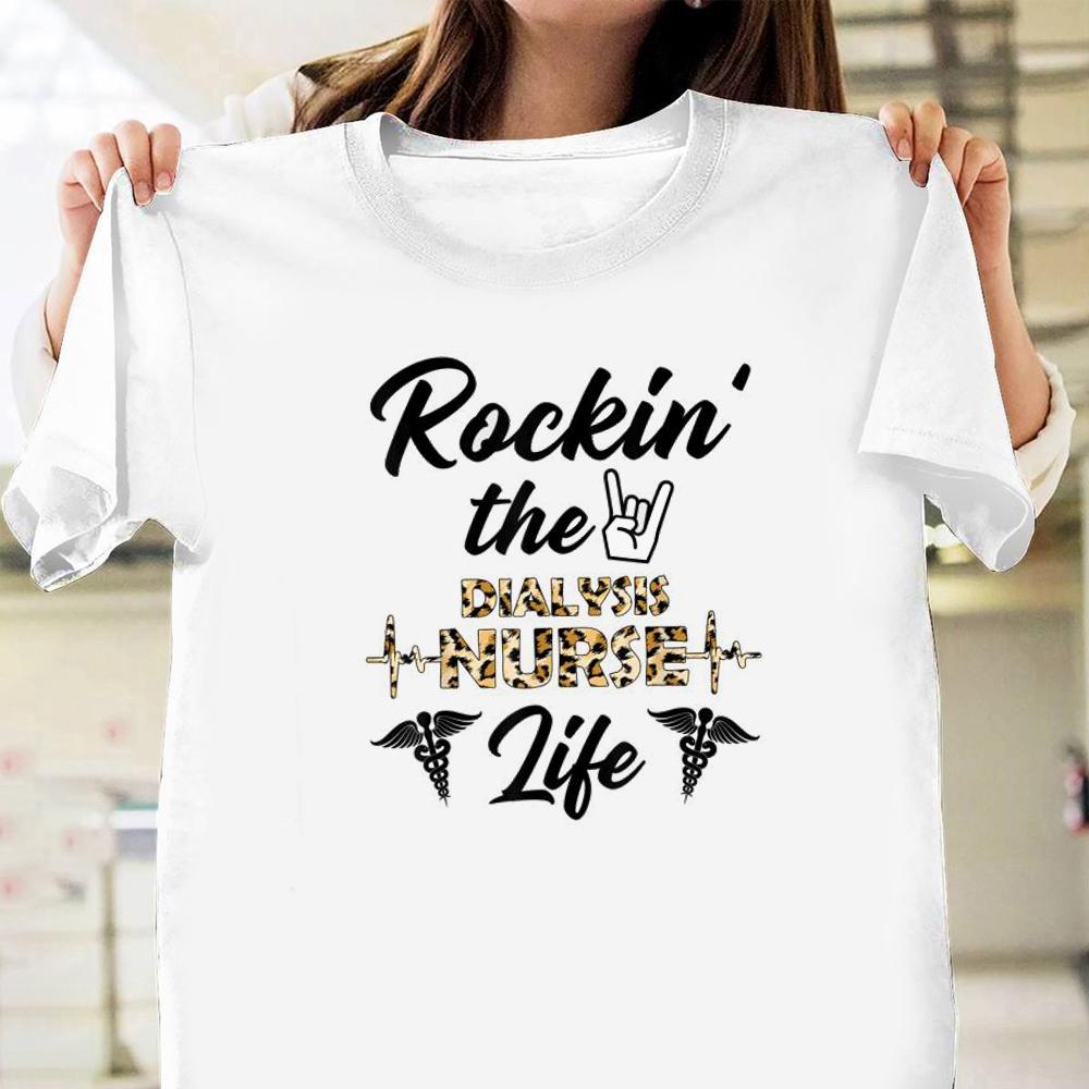 Rocking The Dialysis Nurse Life Leopard Shirt ? Gift For Nurse Gsge Rocking The Dialysis Nurse Life Leopard Shirt ? Gift For Nurse Gsge