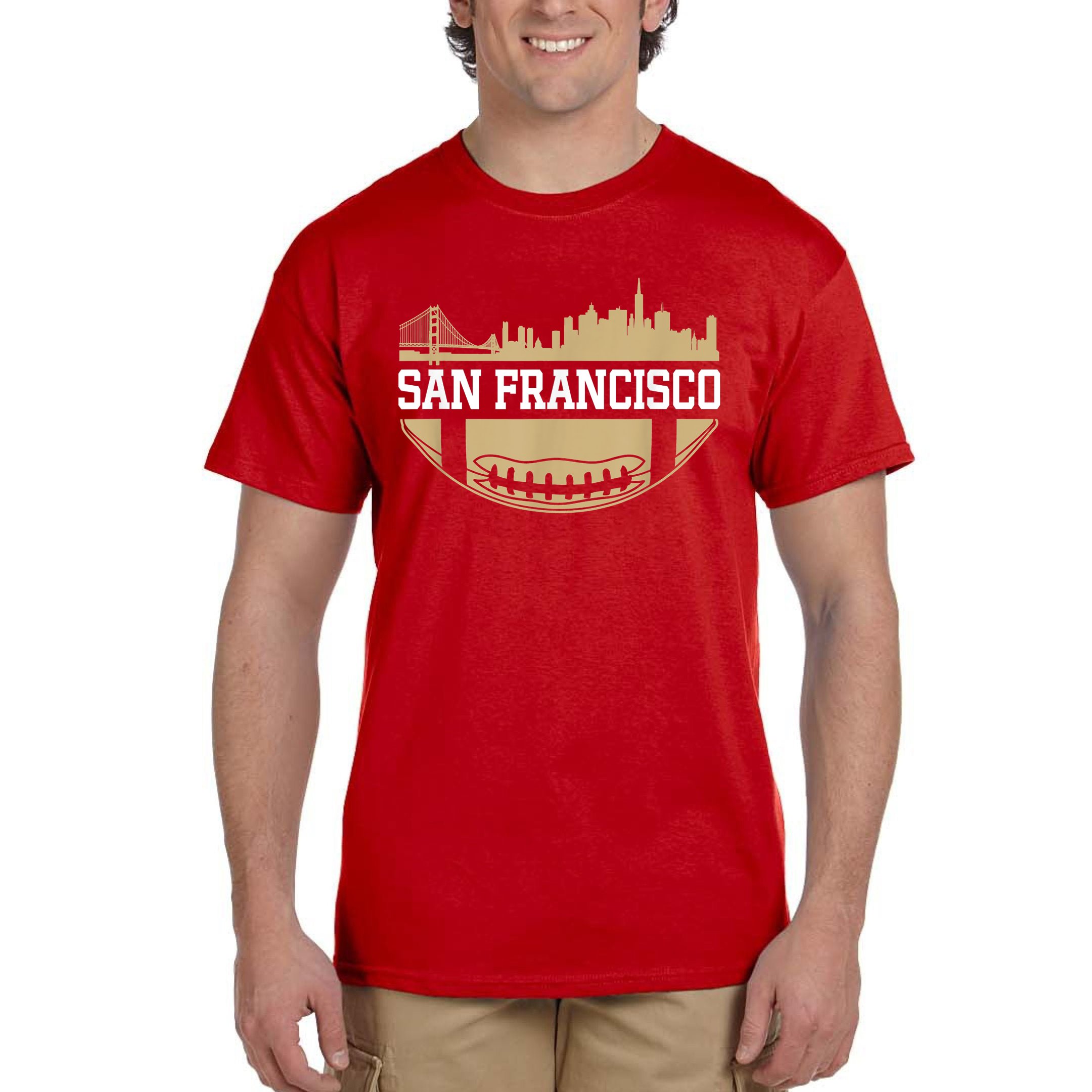 San francisco the city vintage skyline t-shirt ? GST