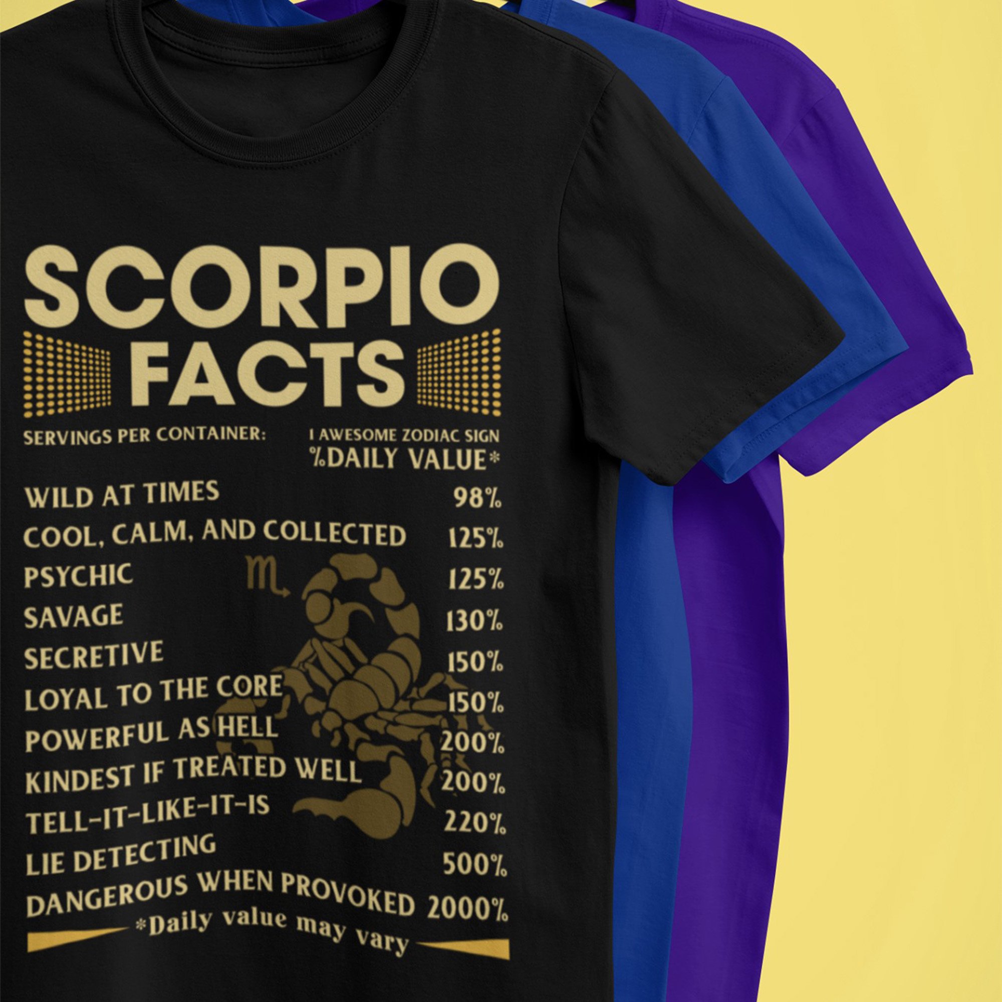 Scorpio Fact Zodiac T Shirt Scorpio Fact Zodiac T Shirt