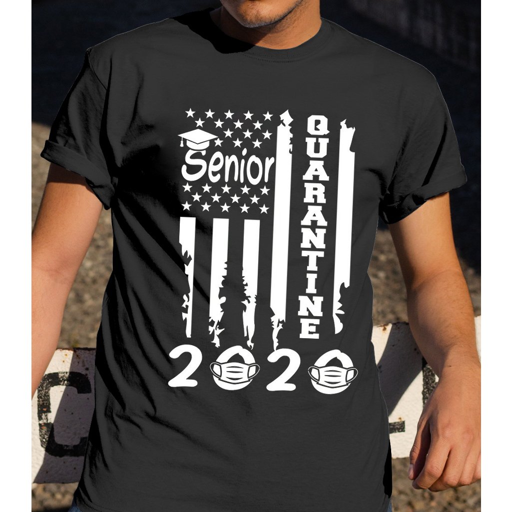 Senior 2020 American Flag Shirt ? Graduation Gift Gsge