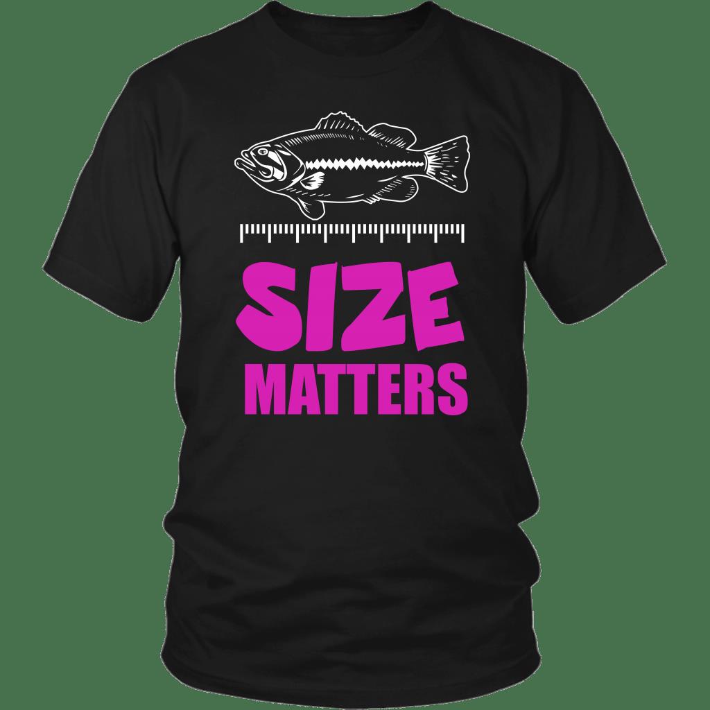 Size Matters Shirt ? Fishing Gift Gsge