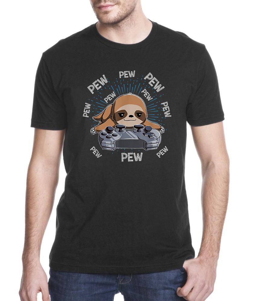 Sloth gaming funny gift t-shirt ? GST