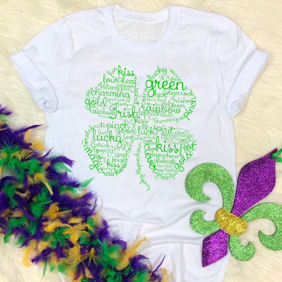St patricks day ? St Patrick lucky irish shamrock t-shirt ? GST