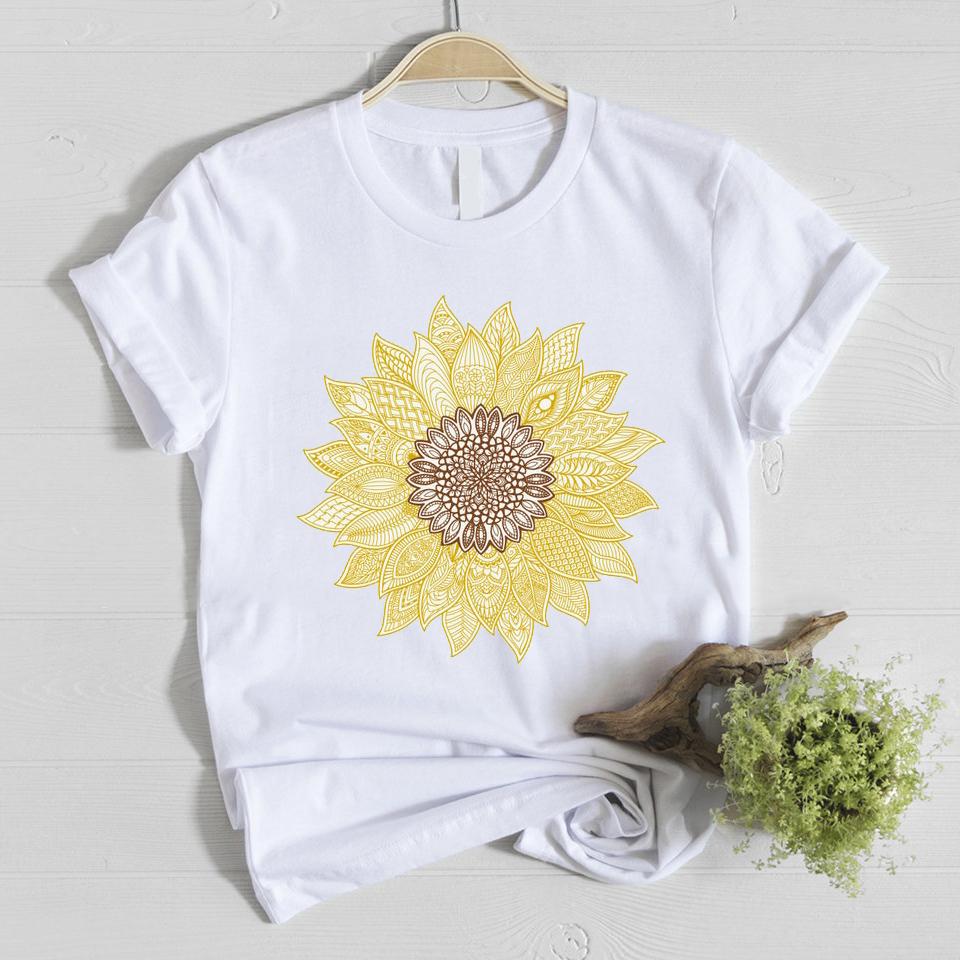Sunflower boho shirt ? Hippie gift Gsge
