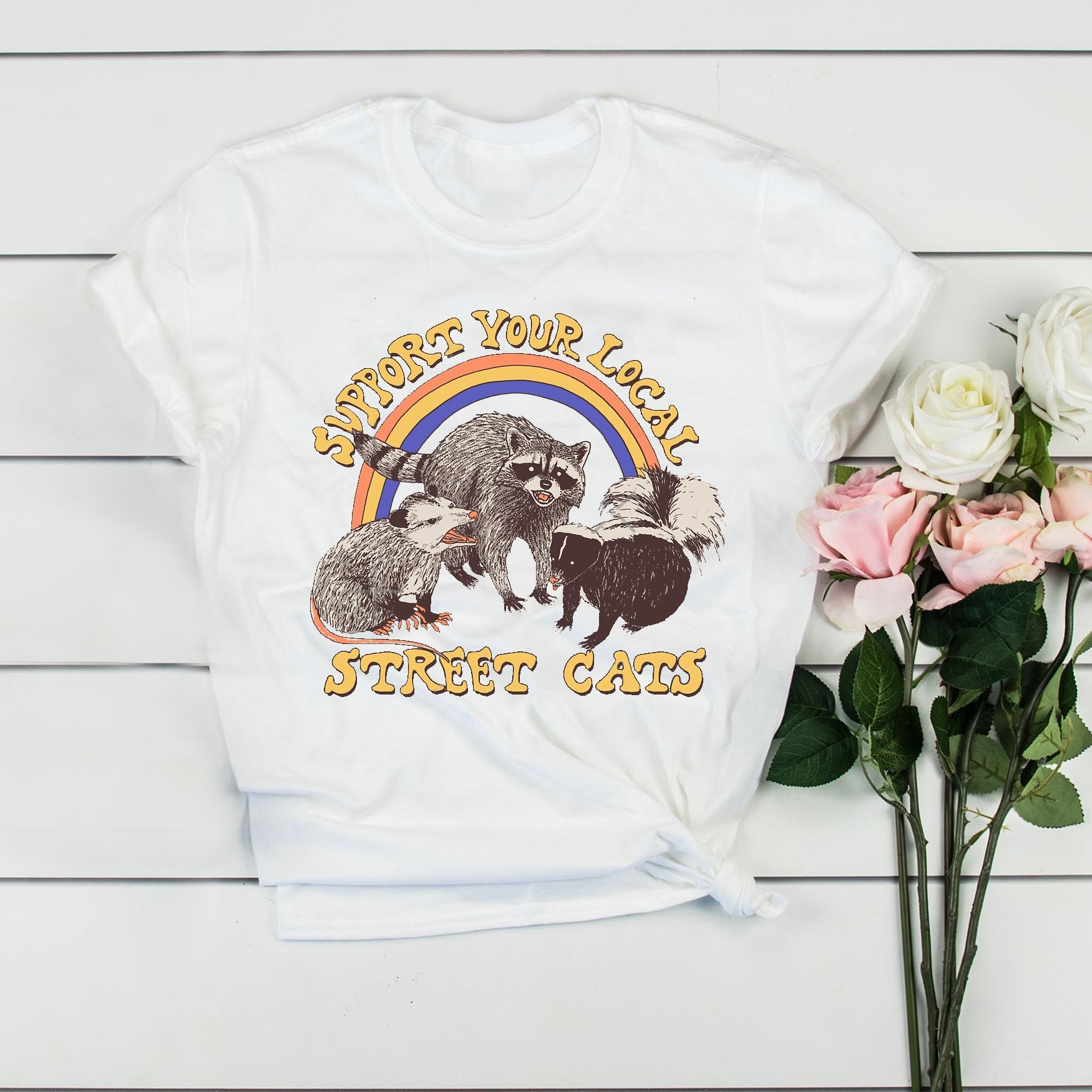 Support your local street cats t-shirt ? GST