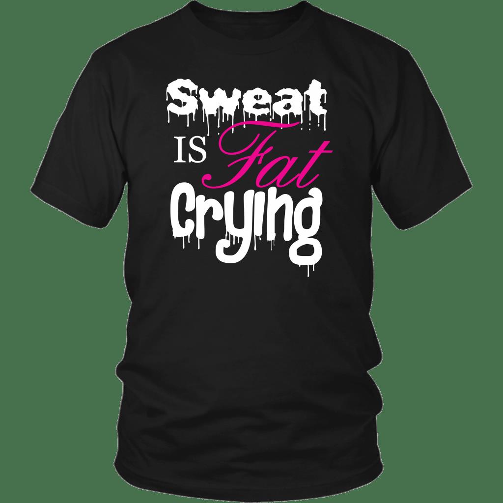 Sweat Is Fat Crying Shirt ? Fitness Gift Gsge Sweat Is Fat Crying Shirt ? Fitness Gift Gsge