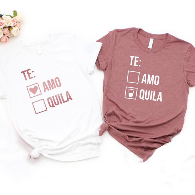 Te amo tequila fiesta bachelorette shirts ? GST