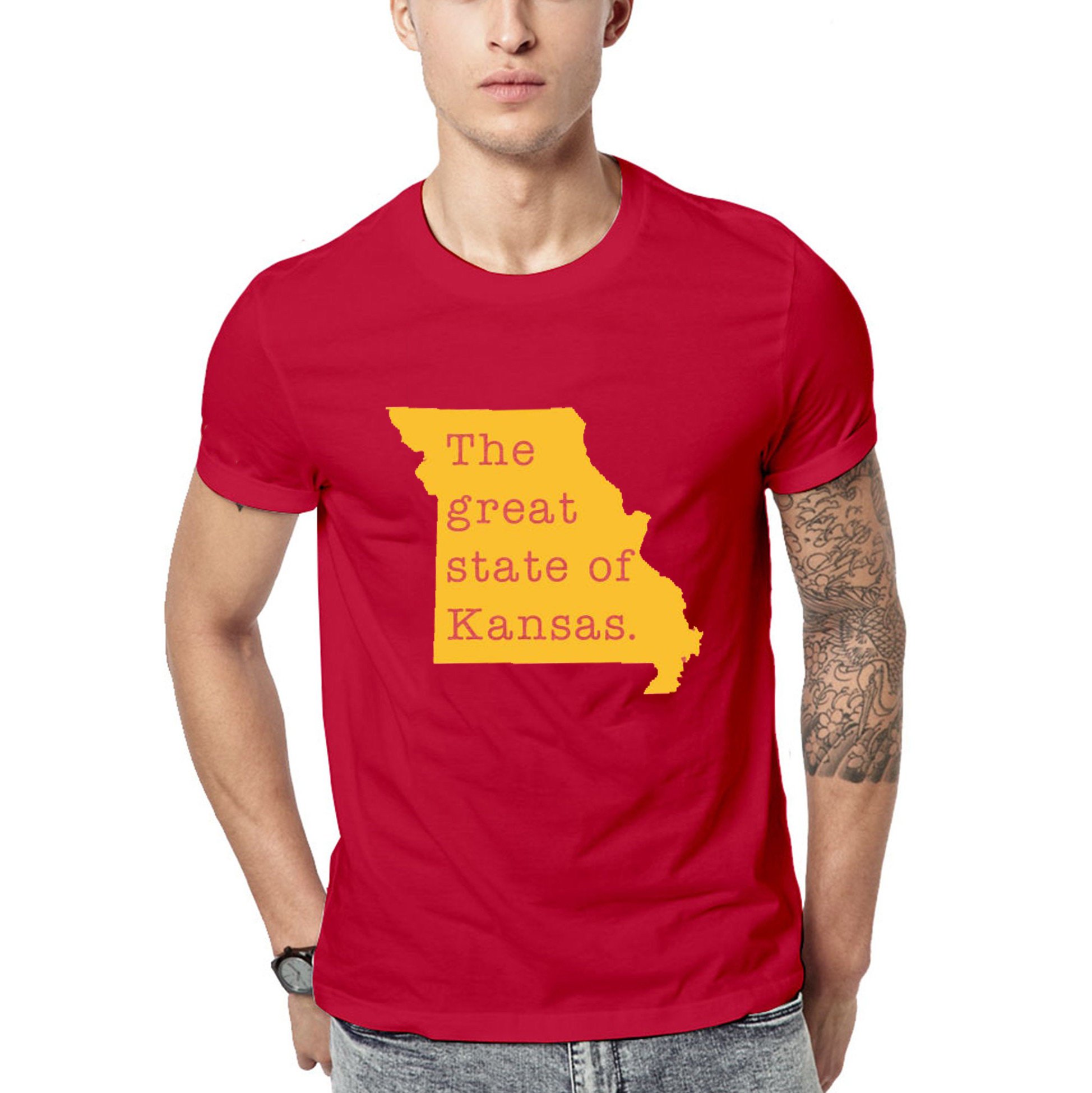 The great state of kansas t-shirt ? GST