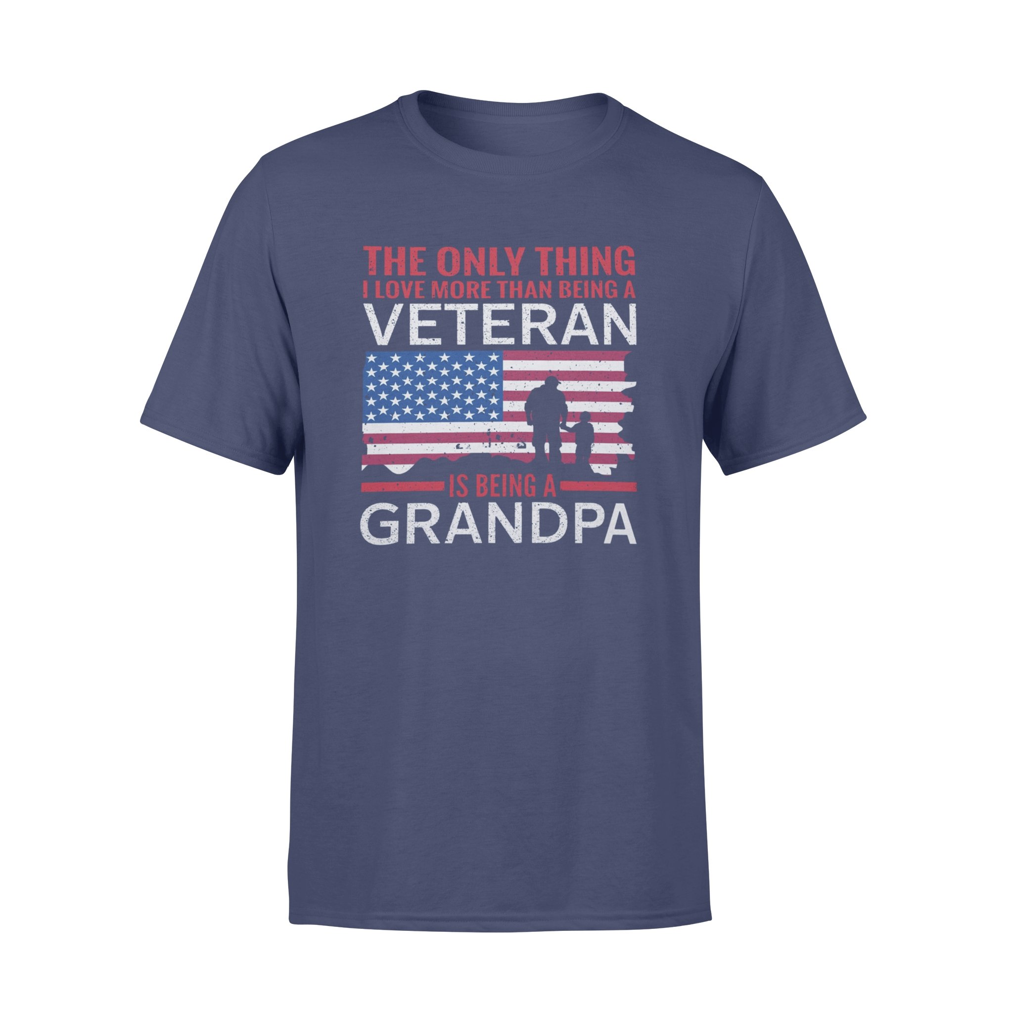 THE ONLY THING I LOVE MORE THAN BEING A VETERAN IS BEING A GRANDPA,  GIFTS FOR GRANDPA,GRANDPA SHIRT,GRANDPA GIFTS,FATHER?S DAY GIFT,PLUS SIZE SHIRT 1&nbsp;