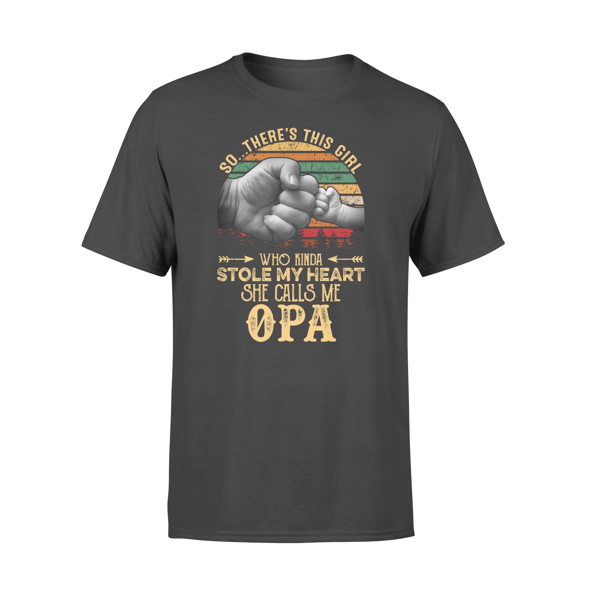 THERE?S THIS GIRL WHO KINDA STOLEN MY HEART SHE CALLS ME OPA, GIFTS FOR GRANDPA,GRANDPA SHIRT,GRANDPA GIFTS,FATHER?S DAY GIFT,PLUS SIZE SHIRT