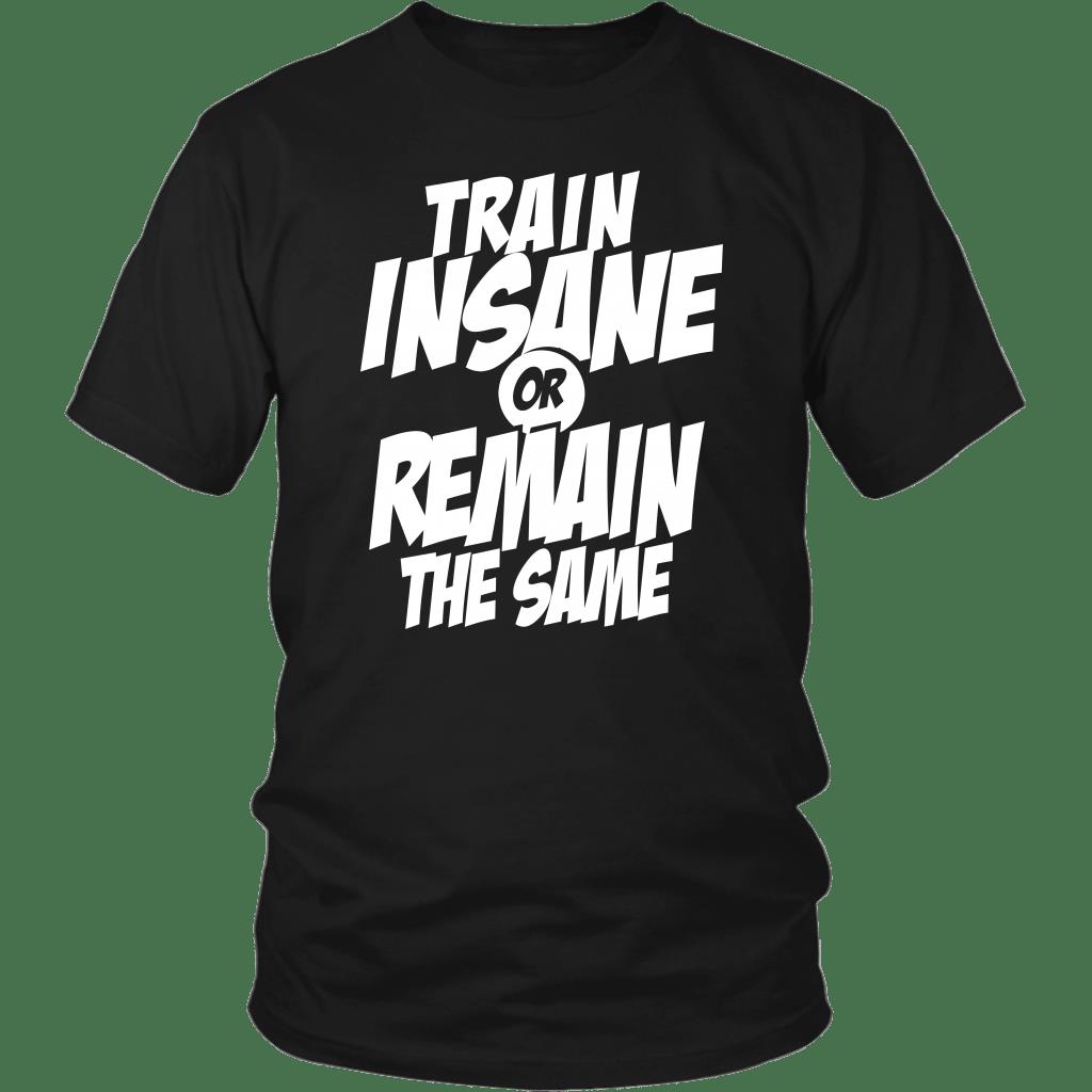 Train Insane Or Remain The Same Shirt ? Fitness Gift Gsge
