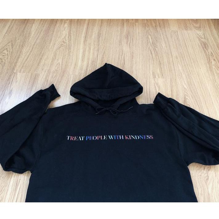 Treat people with kindness rainbow hoodie ? GST