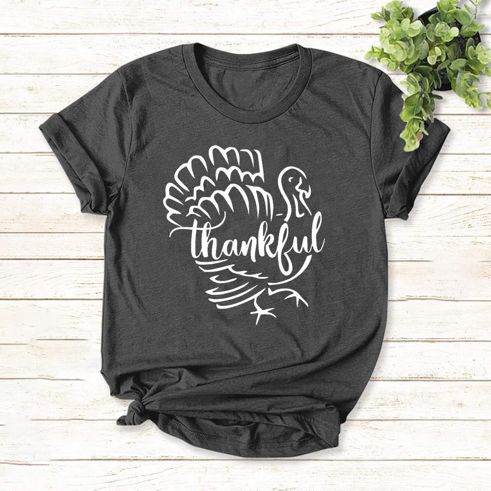 Turkey Chicken Thakful Thanksgiving Shirt