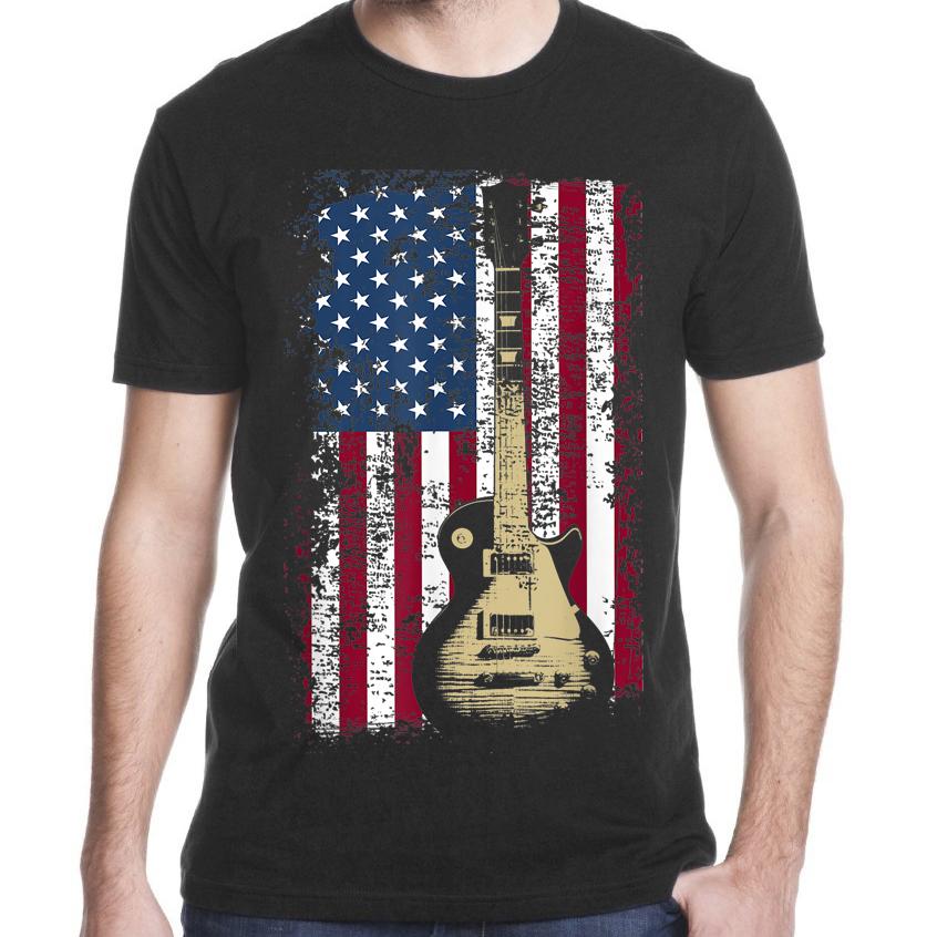 Vintage us flag guitar shirt american flag gift t-shirt ? GST Vintage us flag guitar shirt american flag gift t-shirt ? GST