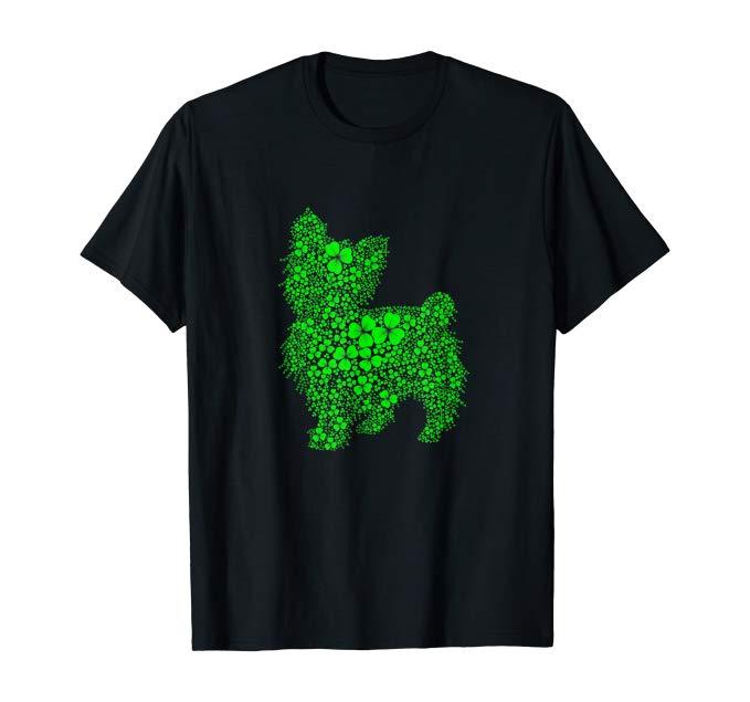 Yorkshire terrier yorkie mom dad gifts shamrock patricks t-shirt ? GST Yorkshire terrier yorkie mom dad gifts shamrock patricks t-shirt ? GST