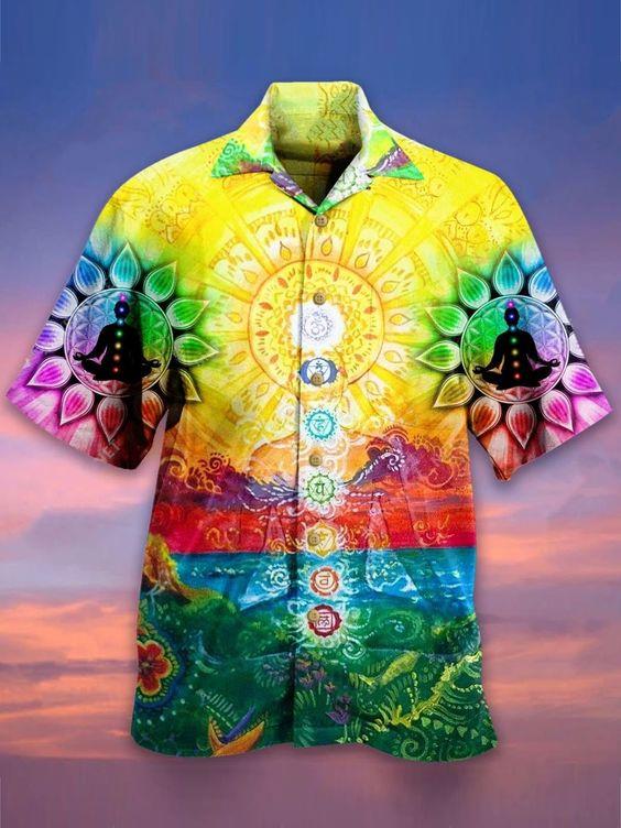 Abstract Vintage Hawaiian Shirt Pre11605