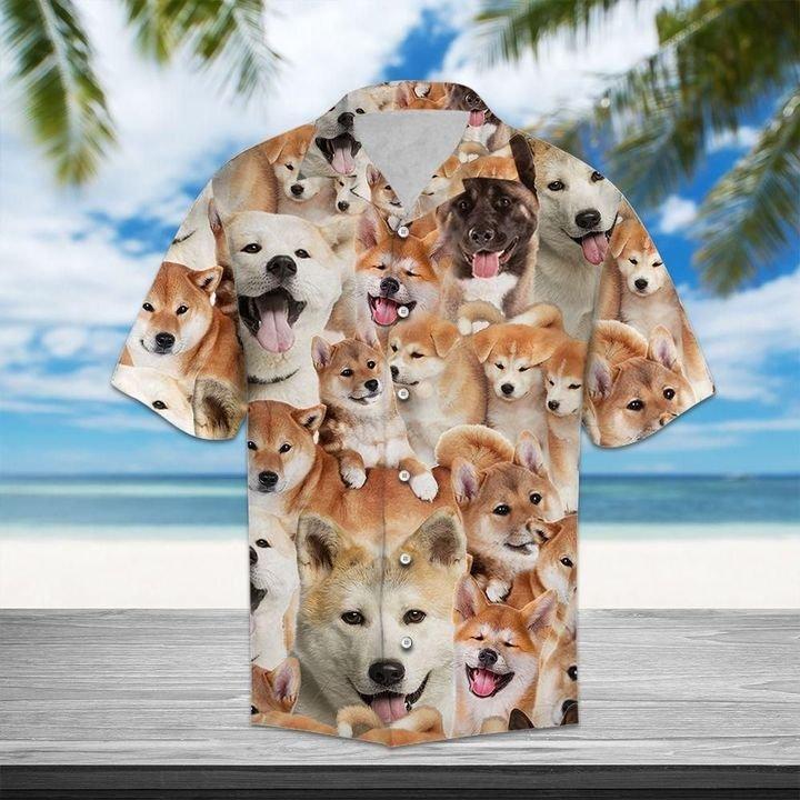 Akita Awesome Hawaiian Shirt Pre13741 Akita Awesome Hawaiian Shirt Pre13741