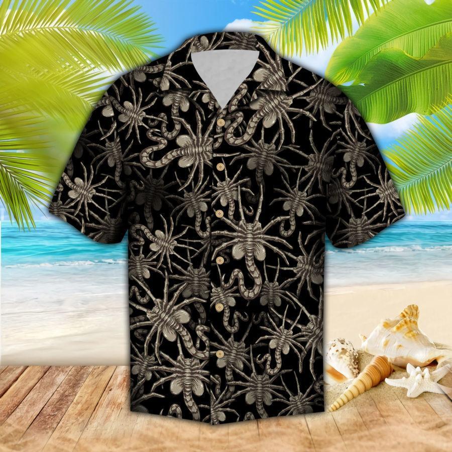 Alien Face Hugger Hawaiian Shirt Pre10204 Alien Face Hugger Hawaiian Shirt Pre10204