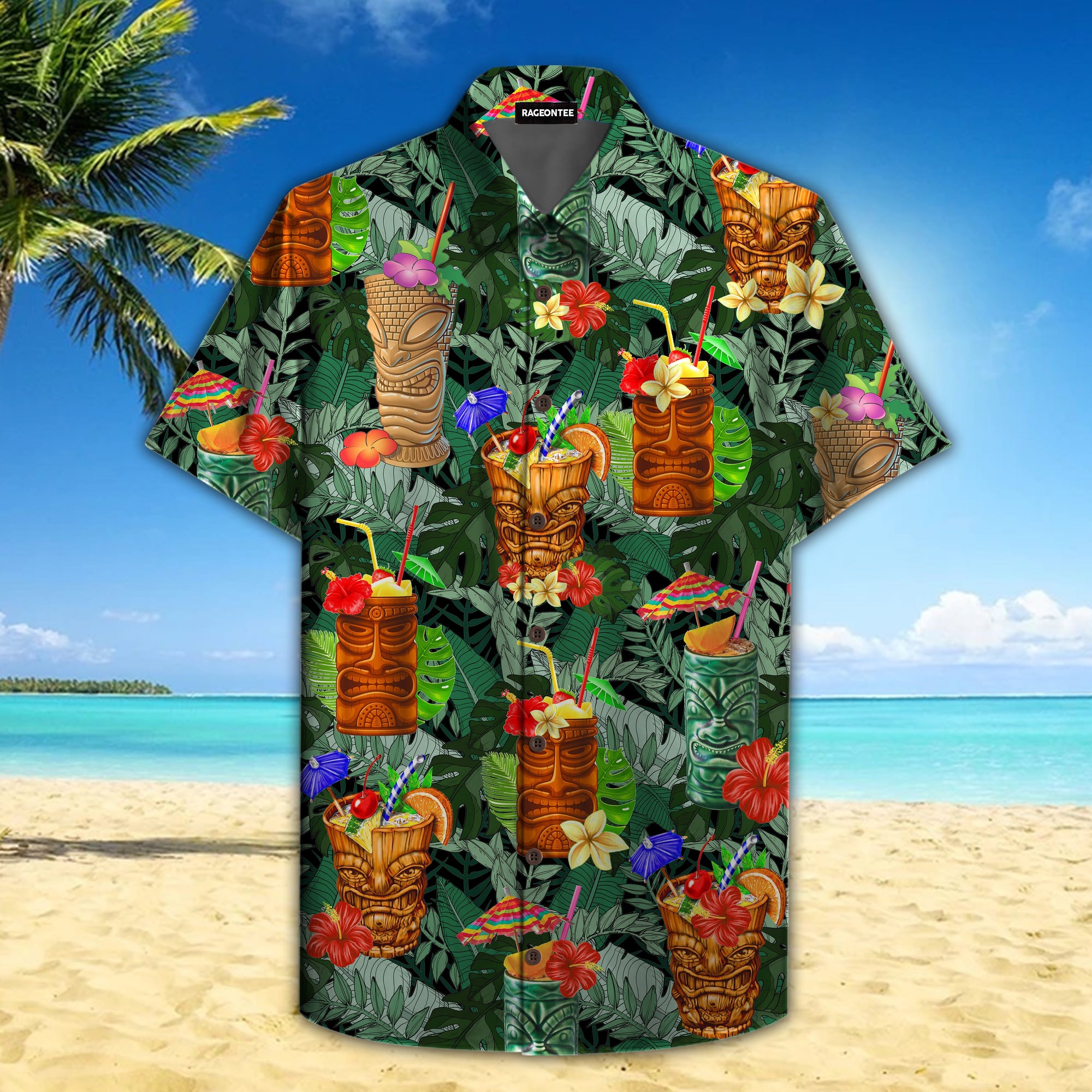 Aloha Tiki Tiki Hawaiian Shirt Pre11471 Aloha Tiki Tiki Hawaiian Shirt Pre11471