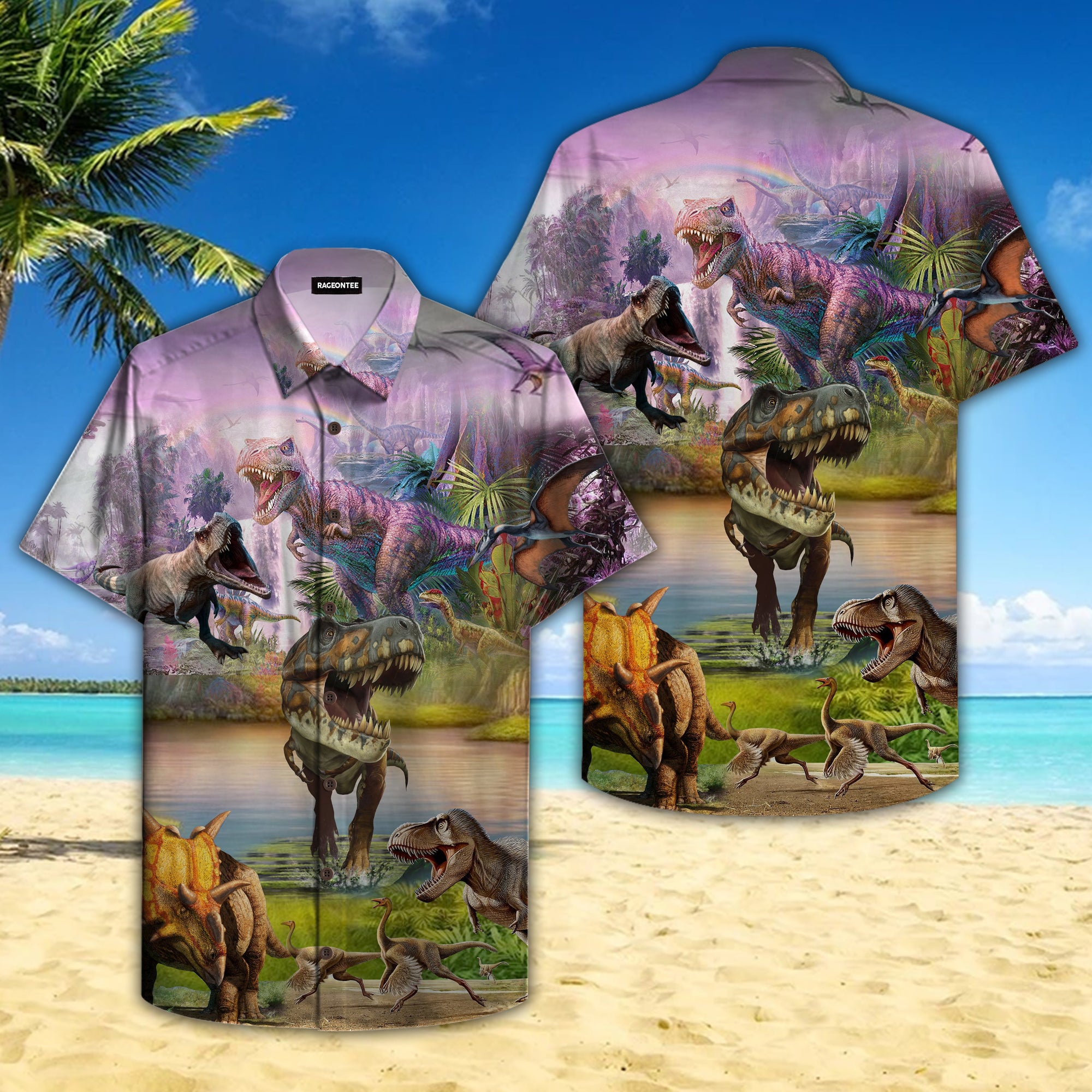 Always Be Dinosaur Hawaiian Shirt Pre10949 Always Be Dinosaur Hawaiian Shirt Pre10949