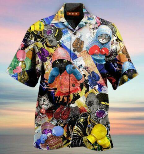Amazing Boxing Cats Hawaiian Shirt Pre11914 Amazing Boxing Cats Hawaiian Shirt Pre11914