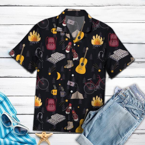 Amazing Camping Hawaiian Shirt Pre11007 Amazing Camping Hawaiian Shirt Pre11007