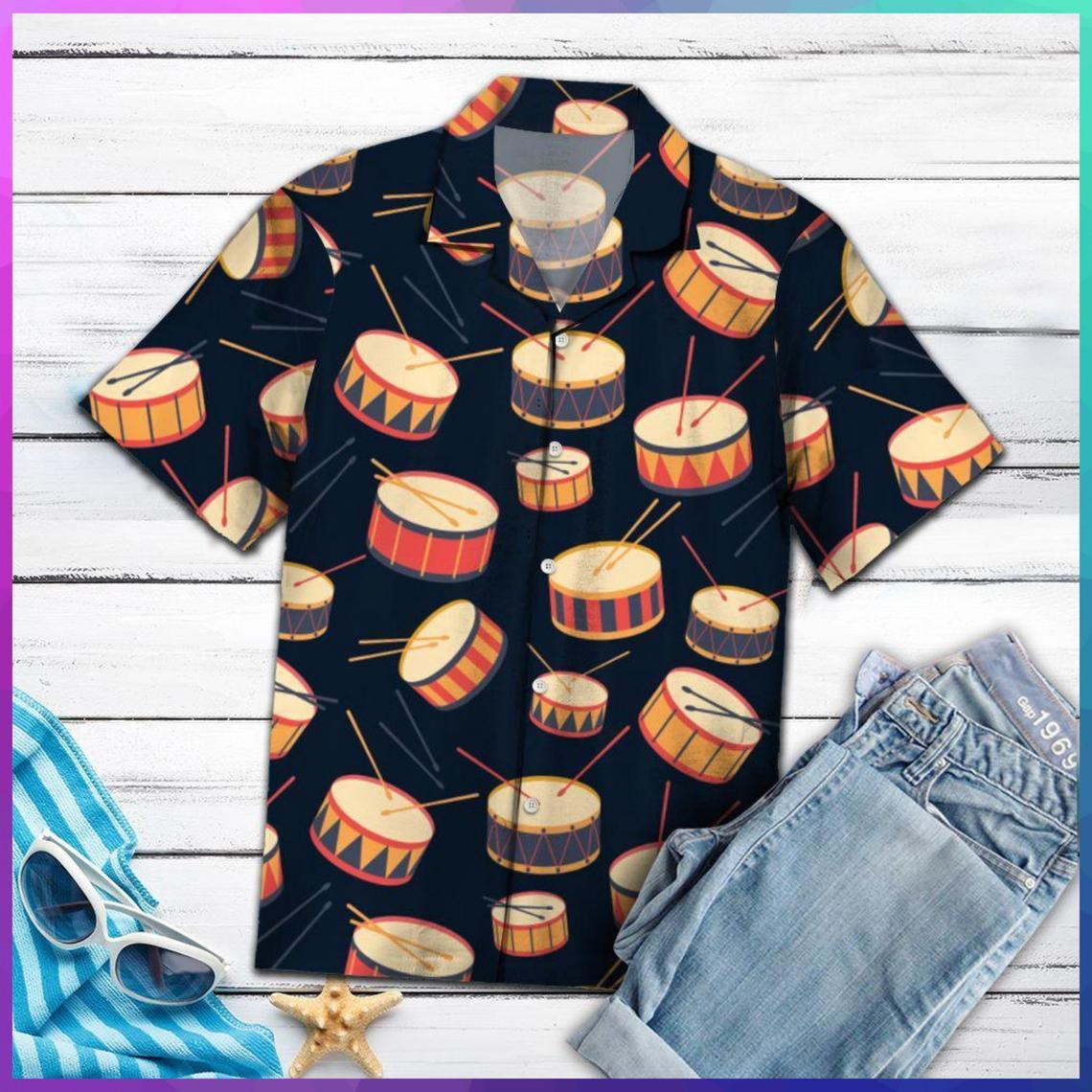 Amazing Drums Hawaiian Shirt Pre10903
