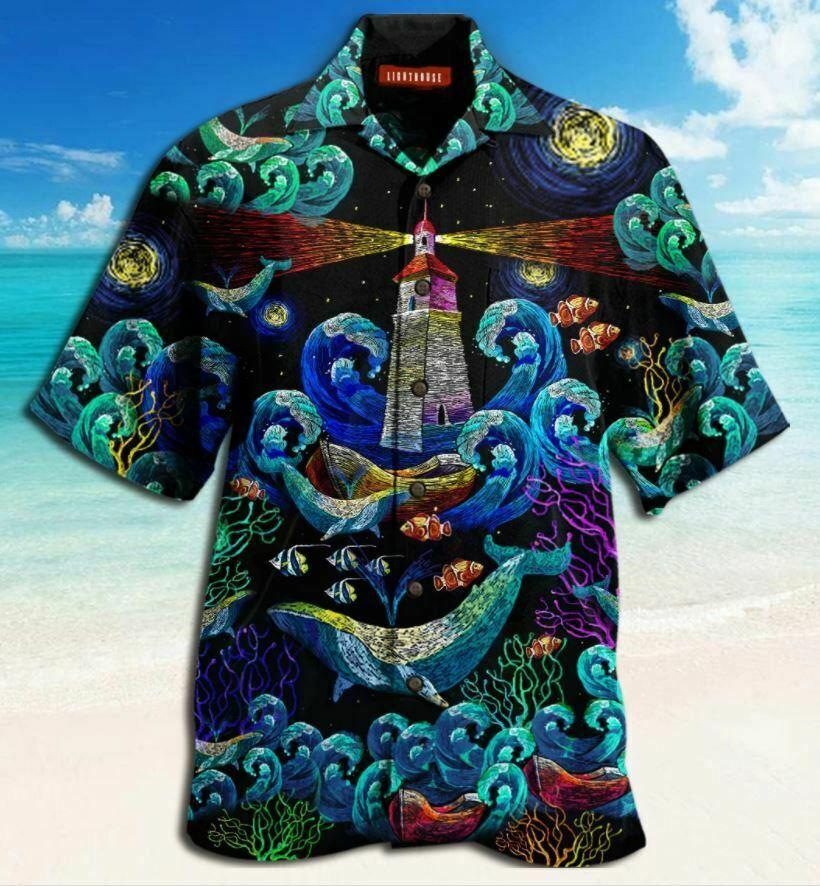 Amazing Finding Light Marine Life Hawaiian Shirt Pre13754 Amazing Finding Light Marine Life Hawaiian Shirt Pre13754