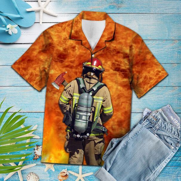 Amazing Firefighter Hawaiian Shirt Pre10538 Amazing Firefighter Hawaiian Shirt Pre10538
