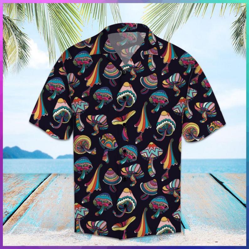 Amazing Mushroom Hawaiian Shirt Pre10948 Amazing Mushroom Hawaiian Shirt Pre10948