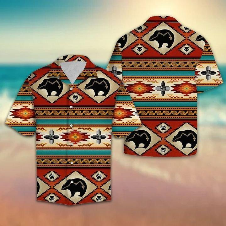 Amazing Native Bear Hawaiian Shirt Pre13650 1 » Cool Gifts for You - Mfamilygift Amazing Native Bear Hawaiian Shirt Pre13650 1
