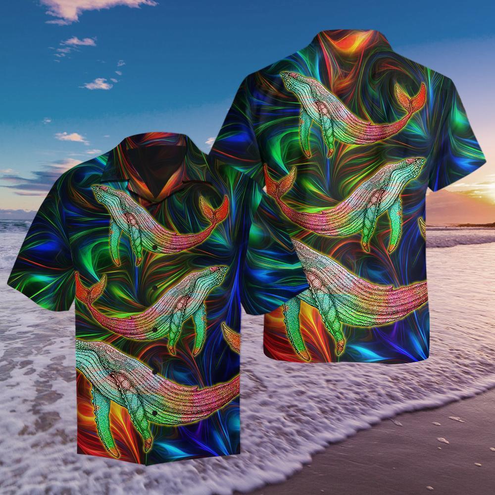 Amazing Whale Hippie Hawaiian Shirt Pre10609 Amazing Whale Hippie Hawaiian Shirt Pre10609