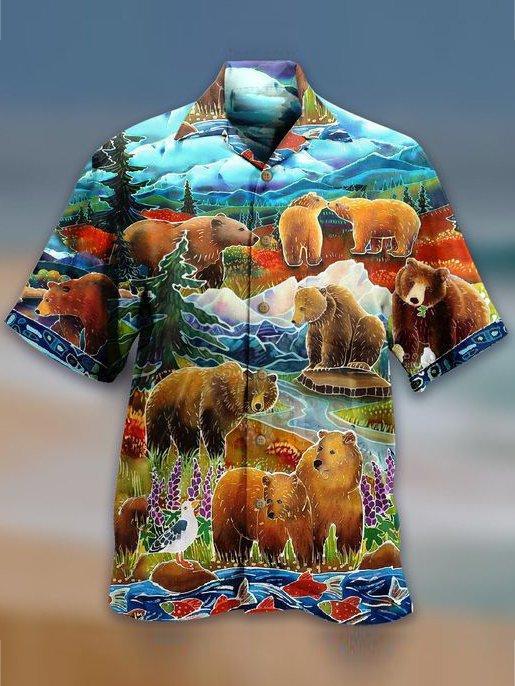 Animal Casual Hawaiian Shirt Pre13578 Animal Casual Hawaiian Shirt Pre13578