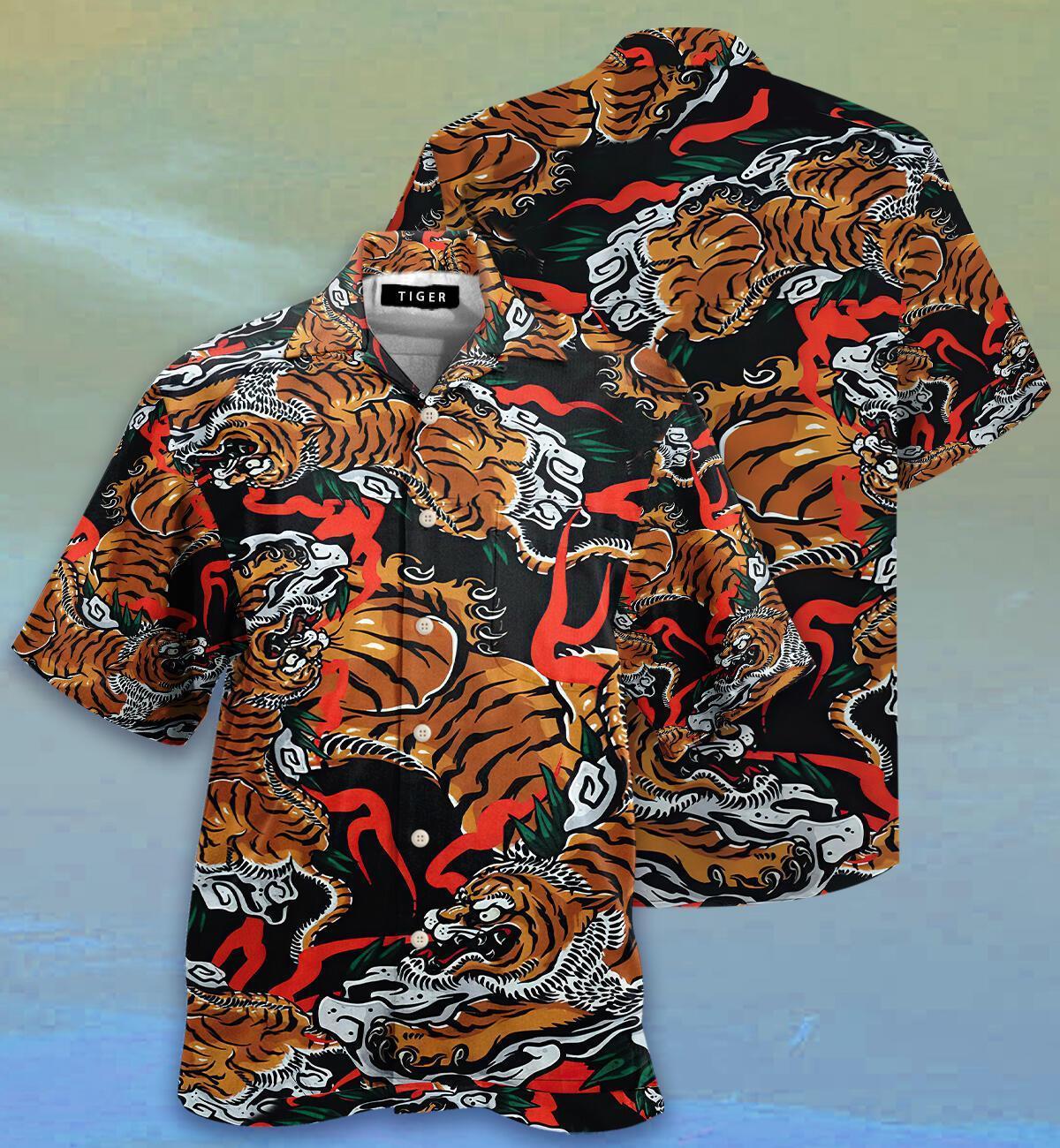 Apayprints - Tiger Japanese Hawaiian Shirt Pre13621