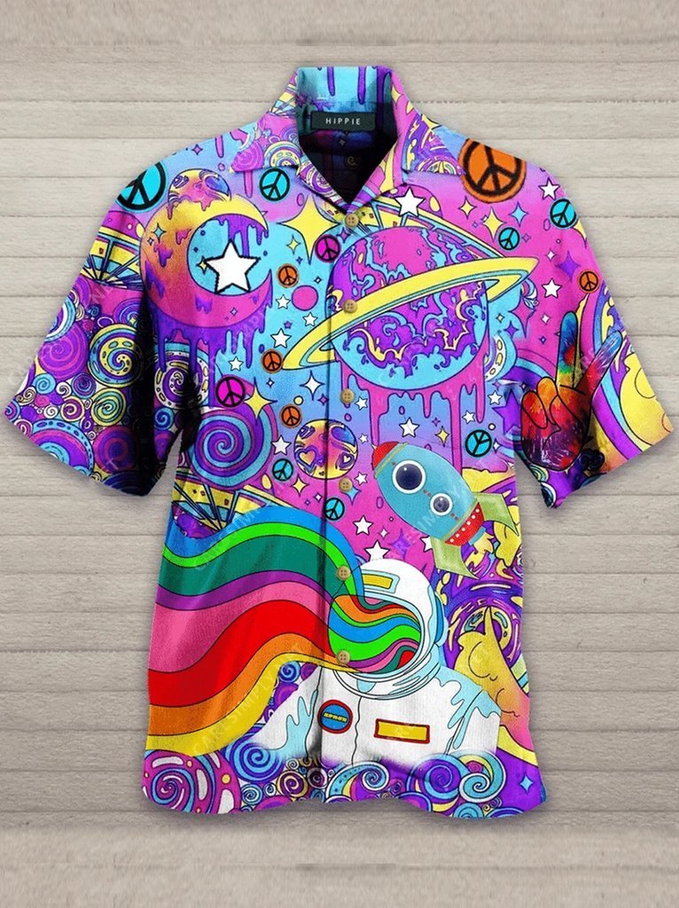 Apollo Hippie Style Hawaiian Shirt Pre11866 Apollo Hippie Style Hawaiian Shirt Pre11866