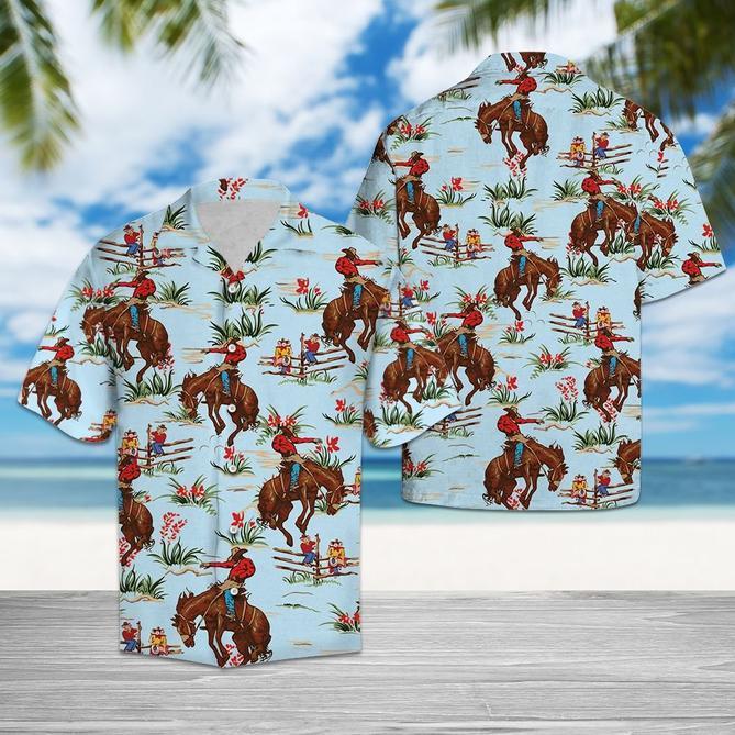 Awesome Cowboy Hawaiian Shirt Pre10200 Awesome Cowboy Hawaiian Shirt Pre10200
