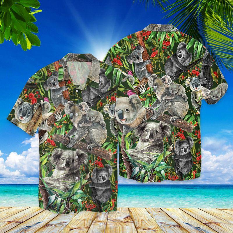 Awesome Koala Family Hawaiian Shirt Pre11330 Awesome Koala Family Hawaiian Shirt Pre11330