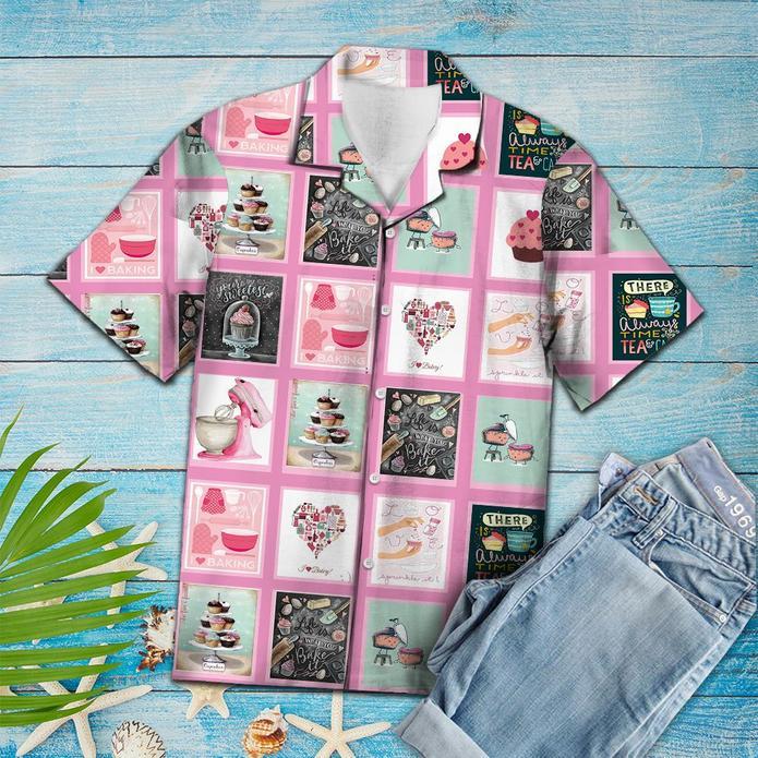 Baking Lover Hawaiian Shirt Pre10580 1 » Cool Gifts for You - Mfamilygift Baking Lover Hawaiian Shirt Pre10580 1