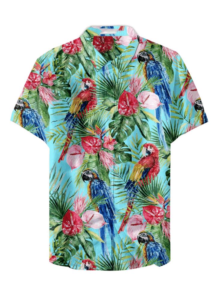 Beach Parrot Hawaiian Shirt Pre11087 Beach Parrot Hawaiian Shirt Pre11087