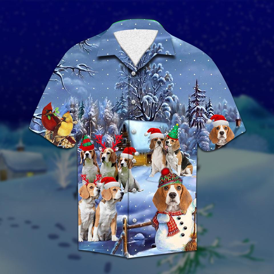 Beagle Christmas Hawaiian Shirt Pre13519 Beagle Christmas Hawaiian Shirt Pre13519