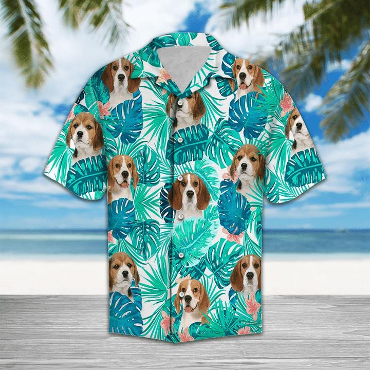 Beagle Tropical Hawaiian Shirt Pre11183 Beagle Tropical Hawaiian Shirt Pre11183