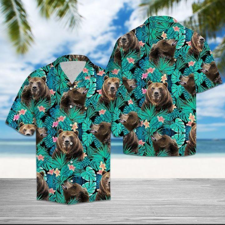 Bear Tropical Hawaiian Shirt Pre10194 Bear Tropical Hawaiian Shirt Pre10194