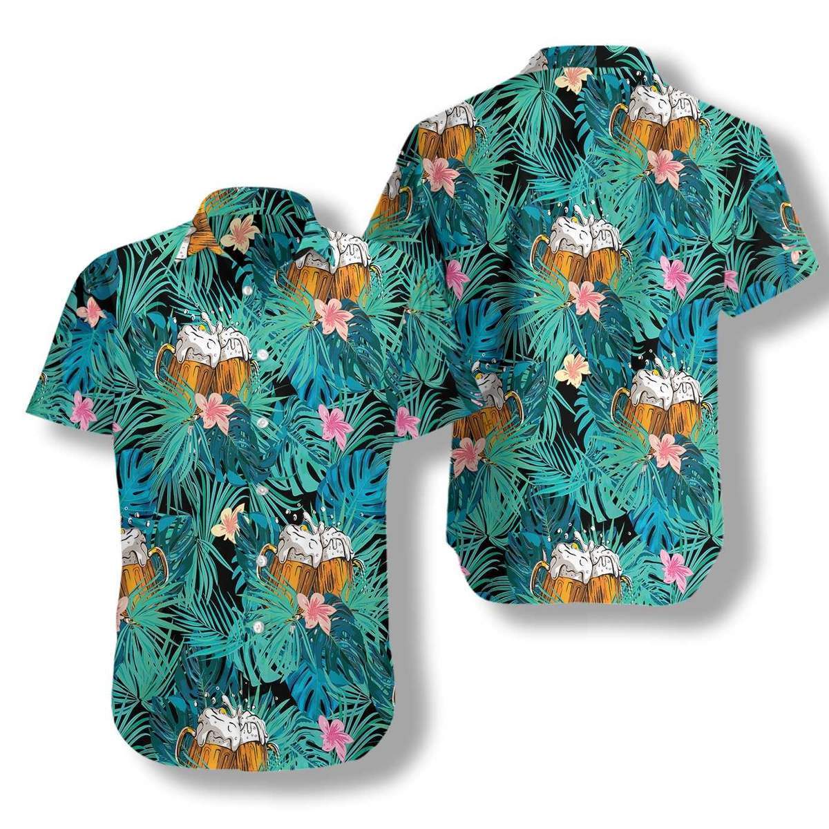 Beer Tropical Hawaiian Shirt Pre13545 1 » Cool Gifts for You - Mfamilygift Beer Tropical Hawaiian Shirt Pre13545 1