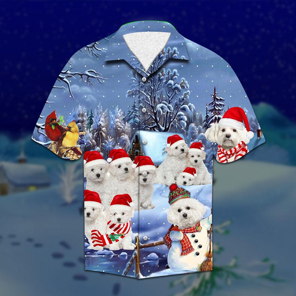 Bichon Frise Hawaiian Shirt Pre13517