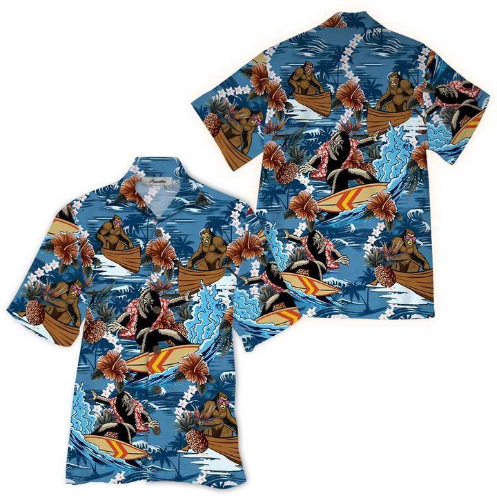 Bigfoot Hawaiian Shirt Pre10213 Bigfoot Hawaiian Shirt Pre10213