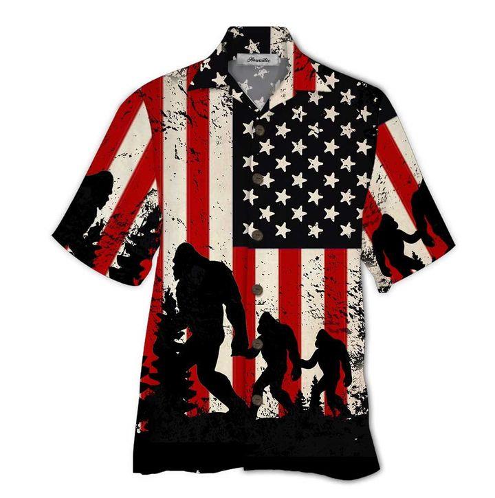 Bigfoot Hawaiian Shirt Pre10346