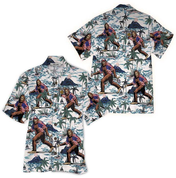 Bigfoot Hawaiian Shirt Pre10351