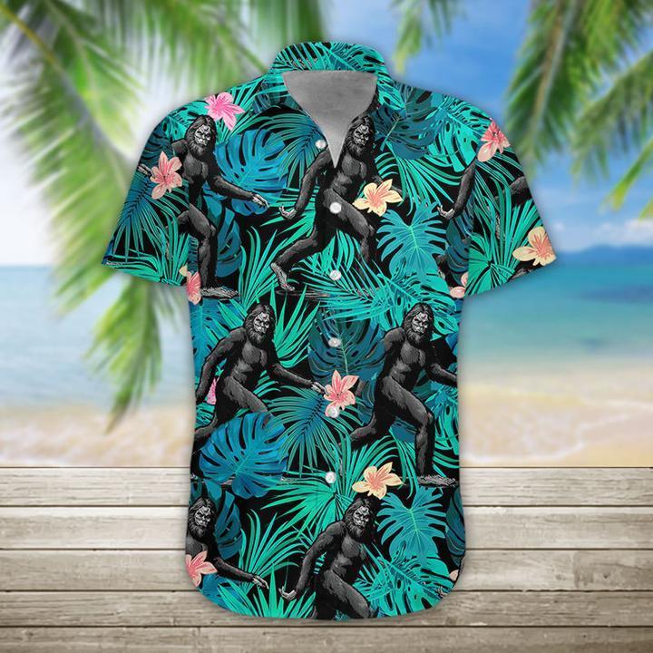 Bigfoot Hawaiian Shirt Pre13483