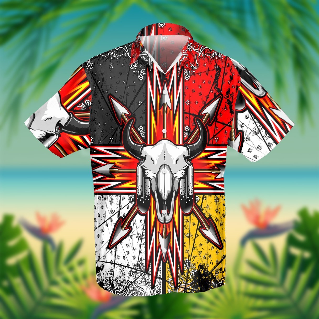 Bison Arrow Native Hawaiian Shirt Pre13548 Bison Arrow Native Hawaiian Shirt Pre13548
