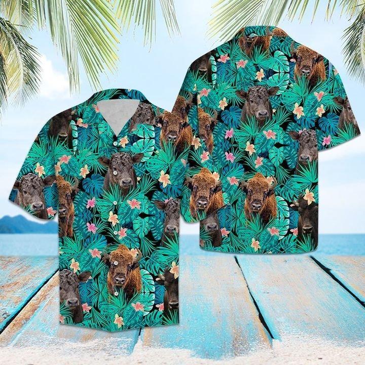 Bison Tropical Hawaiian Shirt Pre13478